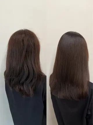 ミディアム ひろし/髪質改善/ 縮毛矯正/上品✨のヘアスタイル