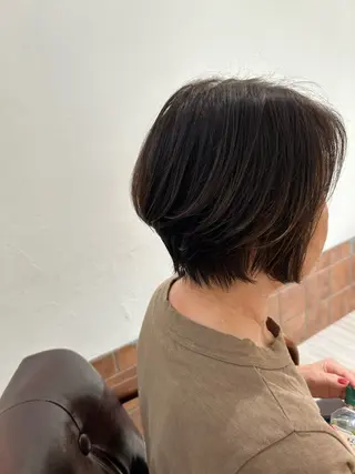 ショート 美髪✨艶髪✨髪質改善 カラー特化❣辻本悠心のヘアスタイル