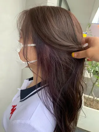 ロング カラー 名古屋/デザイン/ ブリーチ/松井亮磨のヘアスタイル