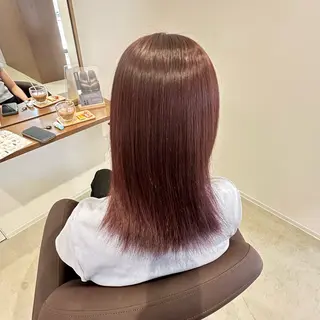 セミロング 🎀暖色/艶髪カラー 🎀YUMEのヘアスタイル