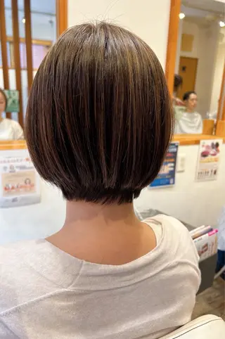 ショート カラー アザマ　ヤスカツ _rosso 川口のヘアスタイル