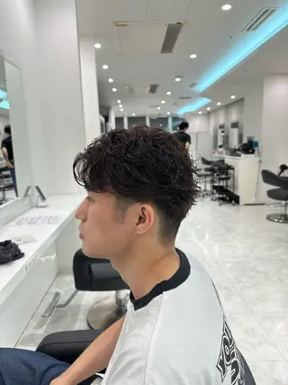 パーマ メンズ 🐺メンズパーマ マッシュ　あさひ🐺のヘアスタイル