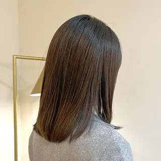 ミディアム カラー 艶カラー/透明感 /ヒグチアオイのヘアスタイル