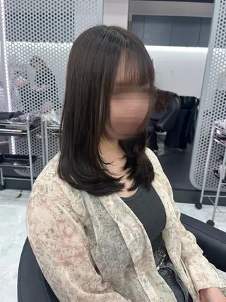 セミロング カラー 💖トレンド秋冬 カラー💖FUTAのヘアスタイル