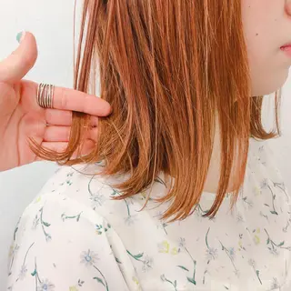 ミディアム カラー まお♡レイヤーカット ×色っぽstyleのヘアスタイル