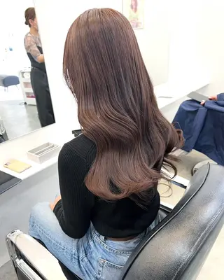 ロング カラー Parve  Mix 🫧梶川虹のヘアスタイル