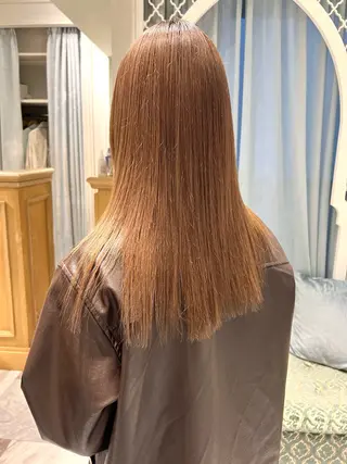 ロング 透明感カラー/カット 髪質改善/森栄範のヘアスタイル
