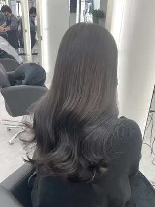 ロング カラー 心斎橋/ブリーチなし 髪質改善/レイヤーのヘアスタイル