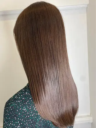 ロング カラー リルウヘアー 天王寺のヘアスタイル