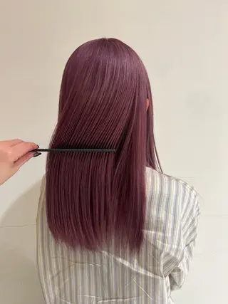 ミディアム カラー メンズカット/縮毛 yutsuki ☻のヘアスタイル