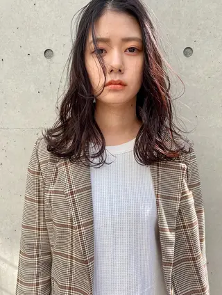 ロング KOHEI/上野 カラーモデル募集🌱のヘアスタイル