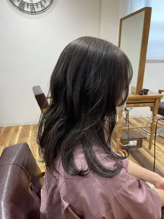 ミディアム YASUHIRO グレージュ/メンズのヘアスタイル