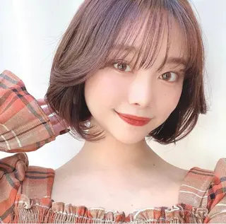 ミディアム 韓国くびれレイヤー 🇰🇷はづきのヘアスタイル