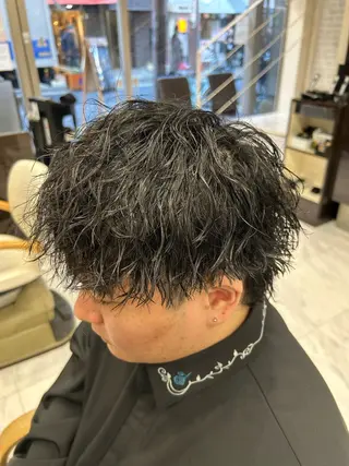 ショート パーマ メンズ メンズパーマ 💈後閑和真💈のヘアスタイル