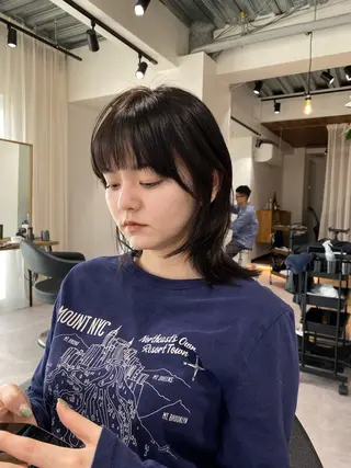 ミディアム カラー iroha/ n.w.h🎀のヘアスタイル