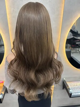 セミロング 🧋ミルクティー 職人🧋のヘアスタイル