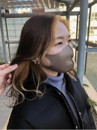 ロング カラー ヘアアレンジ 美容室sand 横浜のヘアスタイル