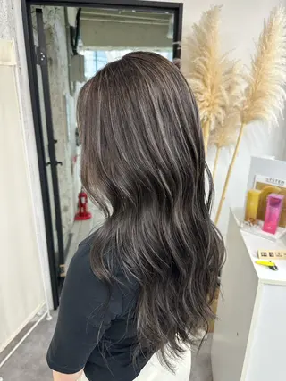 ロング カラー ヘアアレンジ 久米 治仁のヘアスタイル