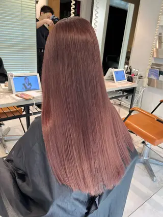 ロング カラー ❤️ブリーチ暖色カ ラー❤️NAOのヘアスタイル