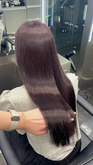 ロング カラー 韓国ヘア🖤/透明感 shihoのヘアスタイル