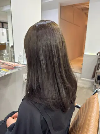 セミロング 似合わせ♡レイヤー/ 暖色艶カラー/moeのヘアスタイル