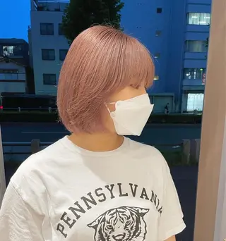 ショート カラー 山形 紗奈のヘアスタイル