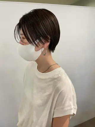 ショート 大迫 江梨のヘアスタイル