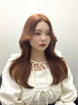 ロング YUZU🎀顔まわり ×レイヤー×髪質改善のヘアスタイル