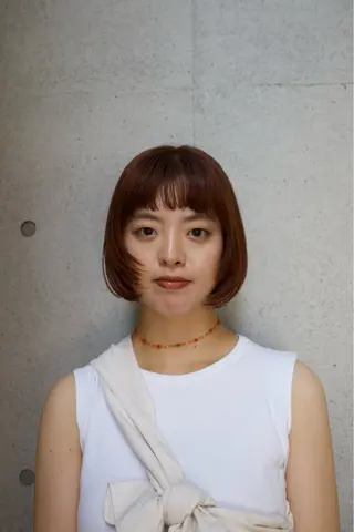 ショート カラー 似合わせカット /パーマ岡本淳平のヘアスタイル