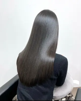 ロング ✨津田佐功/兵庫三宮 /カラー/縮毛矯正✨のヘアスタイル