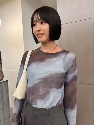 ショート カラー LOREN AO所属・名古屋透明感カラー /LOREN RIOのヘアスタイル