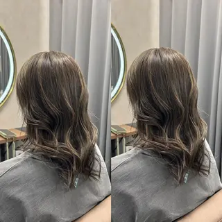 ミディアム カラー TELA HAIRのヘアスタイル