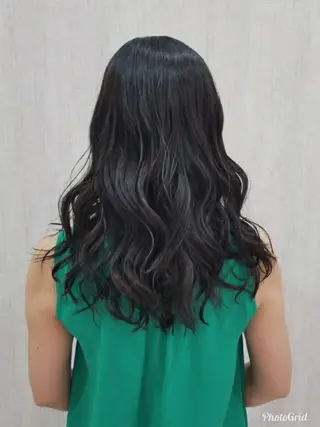 セミロング 顔周りレイヤーカット 髪質改善代表西村功平のヘアスタイル