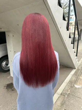 ロング カラー AYAKASA 暖色カラー/レイヤーのヘアスタイル