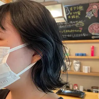 ミディアム カラー 🌼RIKA🌼レデ ィース専門💖のヘアスタイル