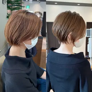 ショート カラー 大人女性お悩み解決 ショート/伊波のヘアスタイル