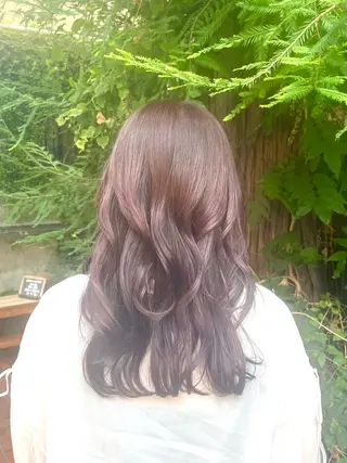 セミロング カラー miu /のヘアスタイル