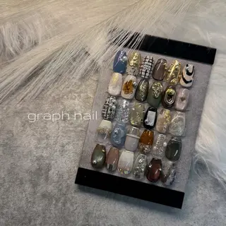 ネイル graph nail【グラフ ネイル】所属・graphnail‪ ‪‪❤︎‬manaのネイルデザイン