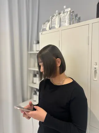 カラー 似合わせレイヤー🪽 グレージュ🪽のあのヘアスタイル