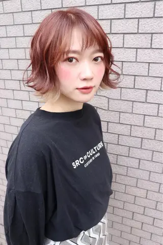 ショート カラー 汐見 悠佑のヘアスタイル