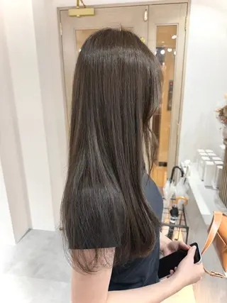 ロング カラー 田村拓巳 韓国風、髪質改善のヘアスタイル