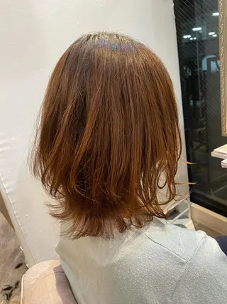 ミディアム 柴田 将のヘアスタイル