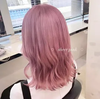 カラー RIKO👼🏻💓 韓国ガーリーのヘアスタイル