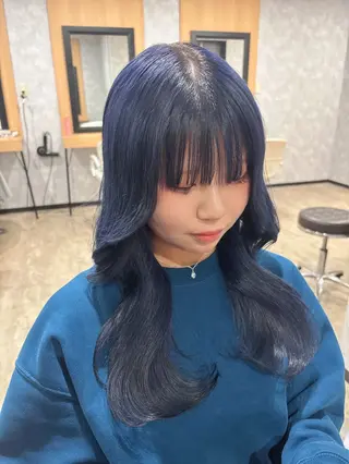 カラー 顔まわり/W カラー/リョウのヘアスタイル