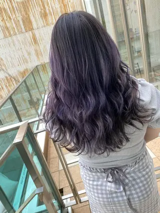ロング カラー 髪質改善/ ブリーチ/中尾のヘアスタイル