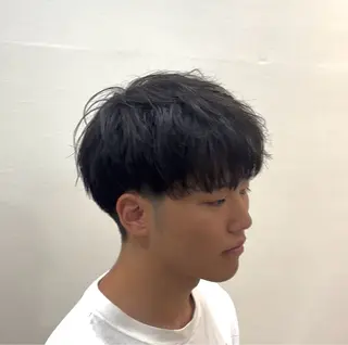 メンズ 岡山メンズパーマ 白神珠梨のヘアスタイル