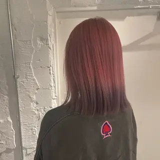 ミディアム カラー nameless miichiのヘアスタイル