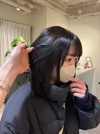 ミディアム カラー ayaka♡ 柔らかカラーのヘアスタイル