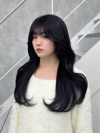 ロング MAEUL NAGOYA所属・⛓韓国IDOLヘア 🥀🖤/あいりのヘアスタイル