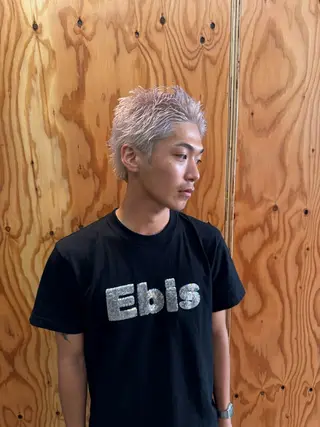 カラー メンズ honen soraのヘアスタイル